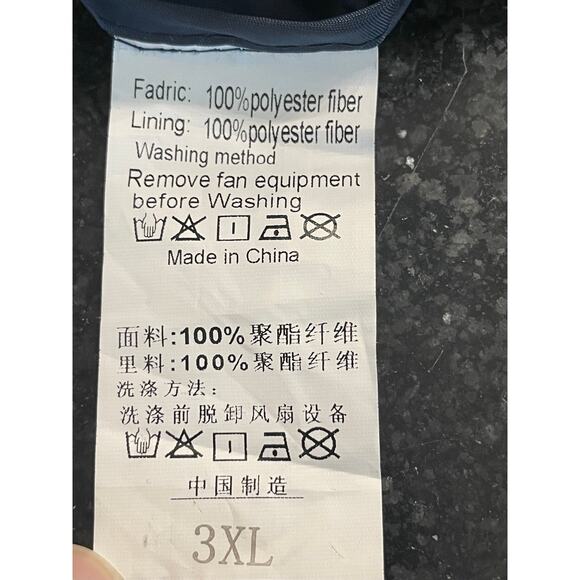 Cooling Vest Shell Navy 3XL (Vest Only, does not contain electric components) - Picture 3 of 11